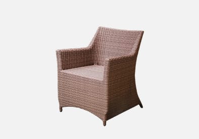 synthetic rattan arm chair